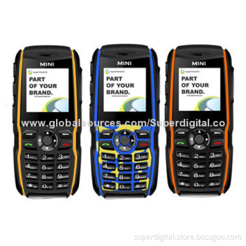 Dual-SIM Phones, Tri-proof Style, 1.44-inch Screen, Big Speaker, Open FM, Big Battery, WhatsApp